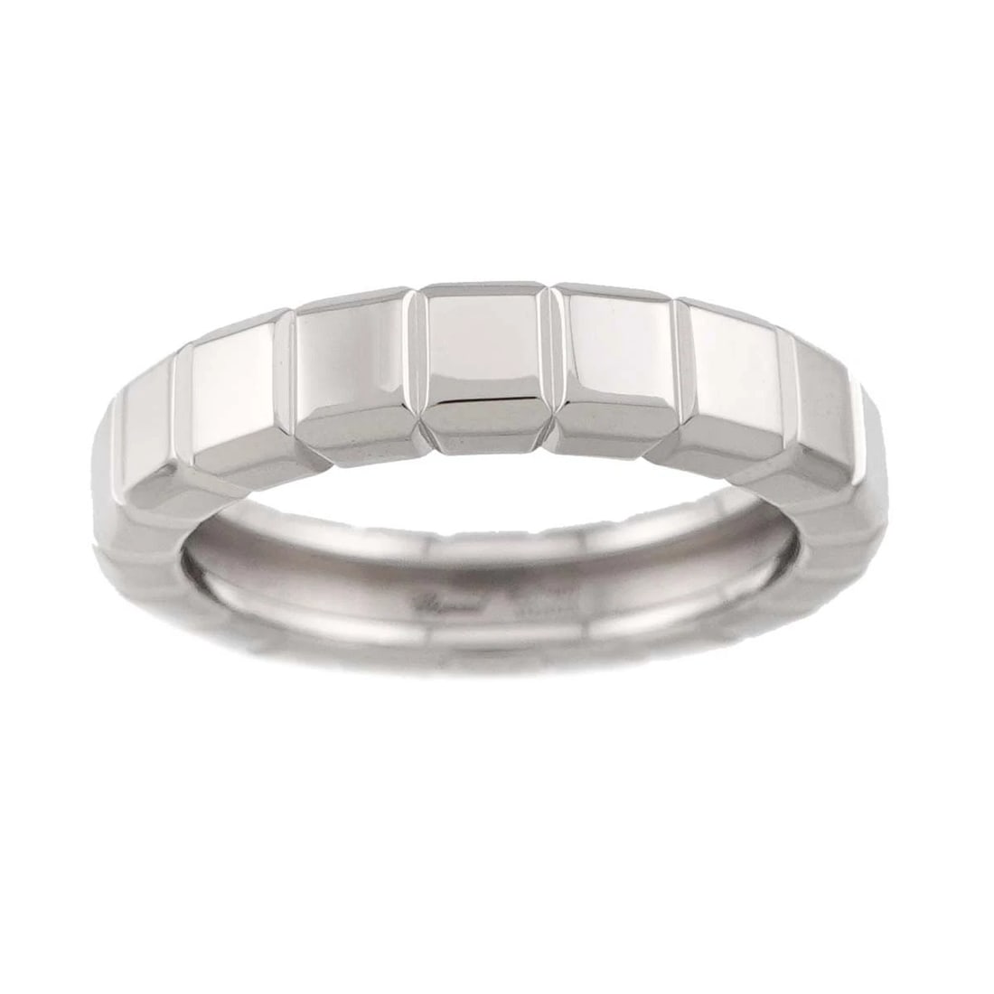 CHOPARD ICE CUBE RING 18K WG - 2