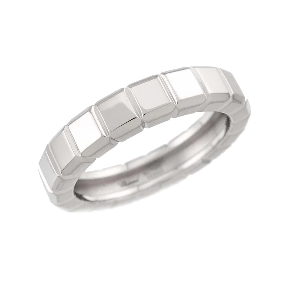 CHOPARD ICE CUBE RING 18K WG - 4