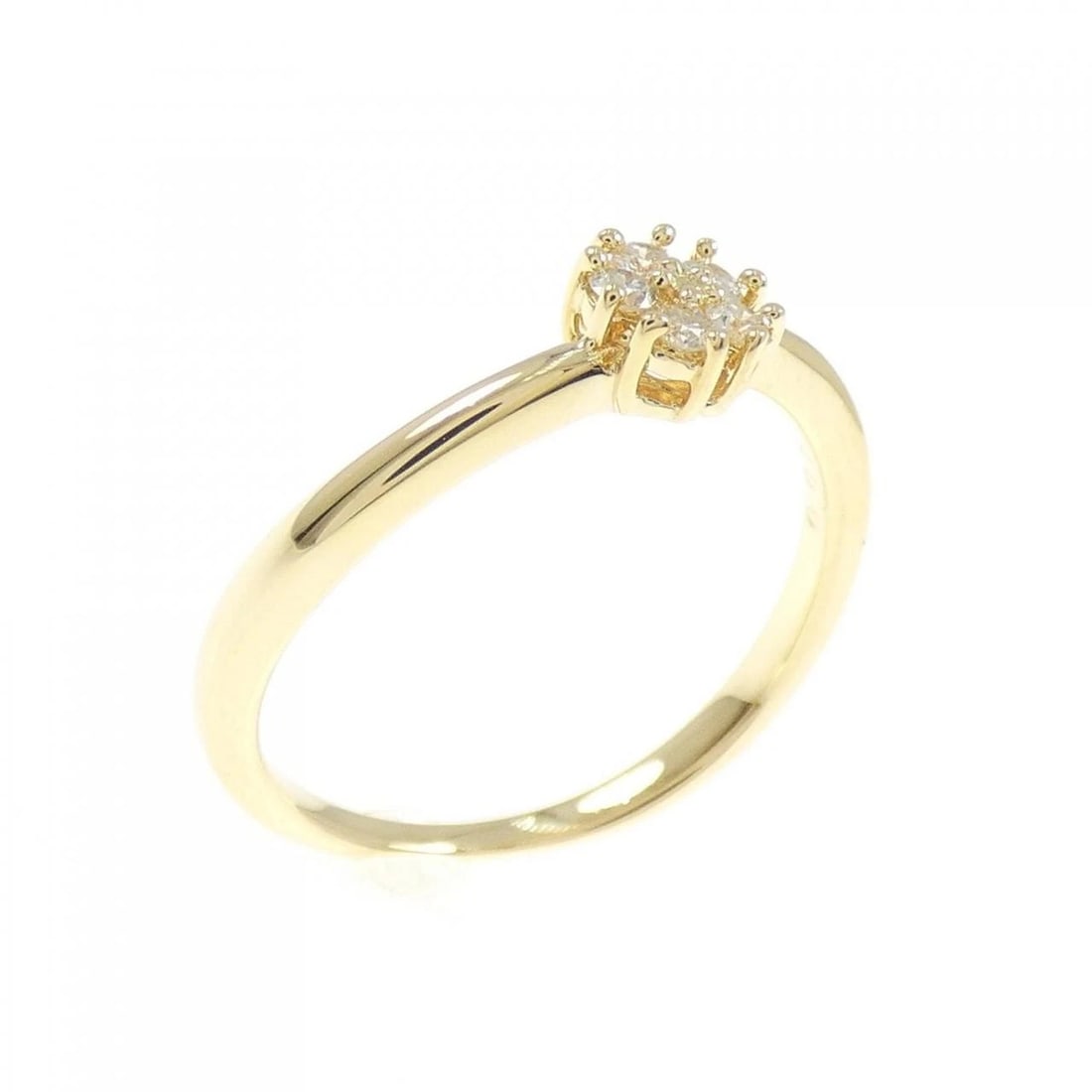 TASAKI DIAMOND RING: Tasaki Diamond Ring Brand: TASAKI Type: Tasaki Ring Material: K18 yellow gold, Color: yellow gold Size: US4 Accessories: None Accessories Notice: When purchasing pre-owned goods, please refer to the