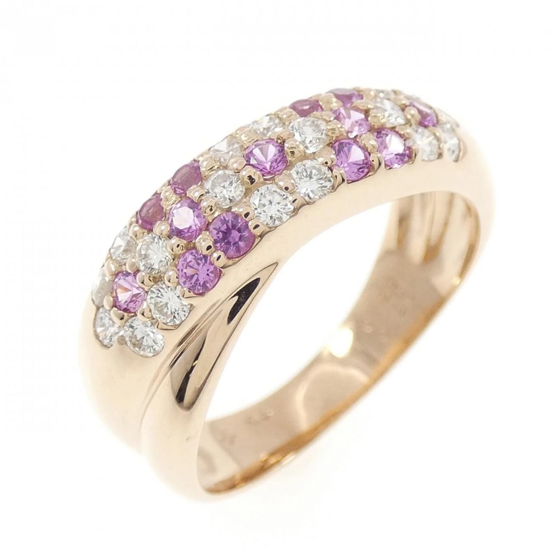PONTE VECCHIO FLOWER RING: Ponte Vecchio Flower Ring Brand: Ponte Vecchio Type: Ponte Vecchio Ring Material: K18 Pink Gold, Main Stone/Creation Sapphire Color: Pink Gold Size: US5 1/4 Accessories: None Accessories Notice: When