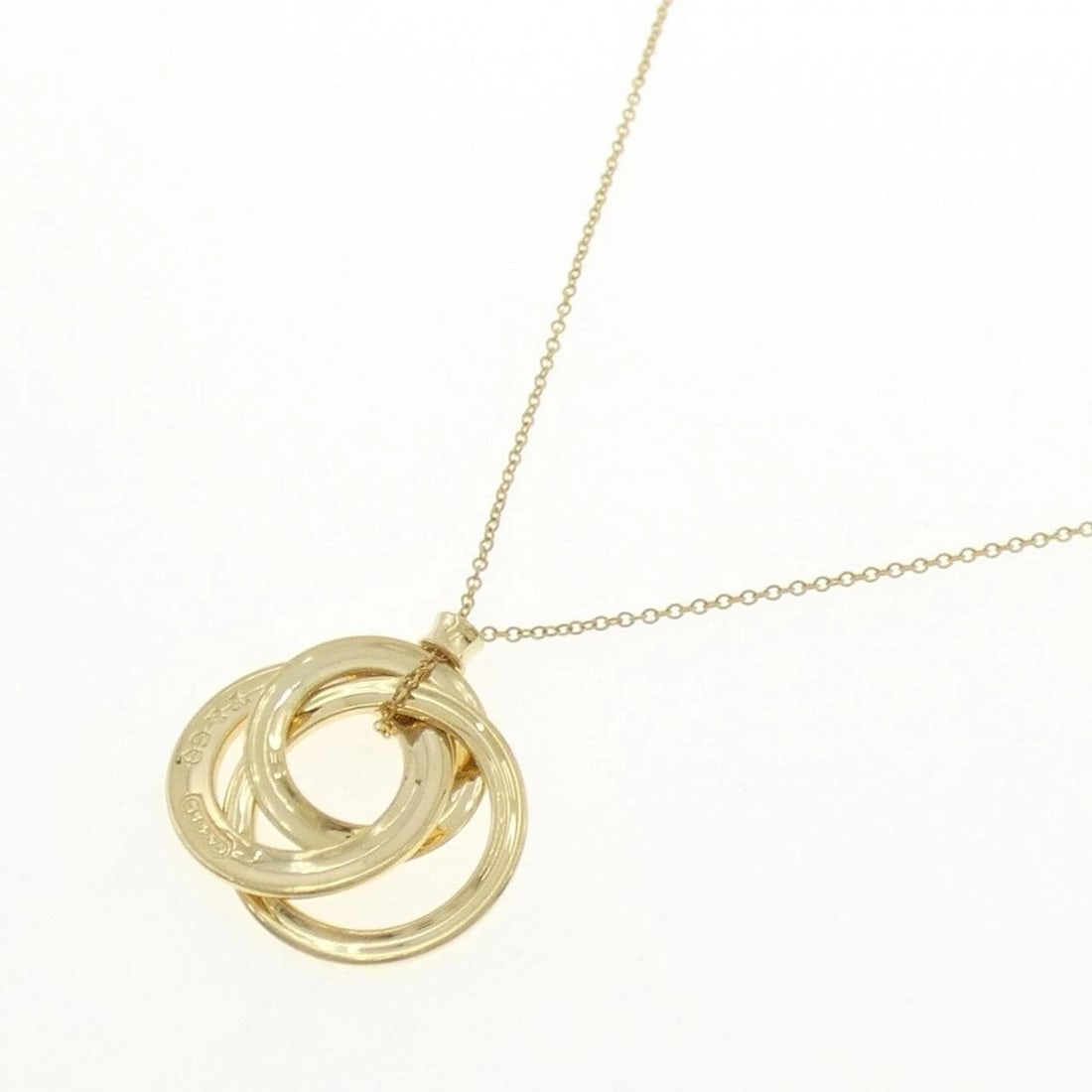 TIFFANY & CO. INTERLOCKING CIRCLE NECKLACE - 2