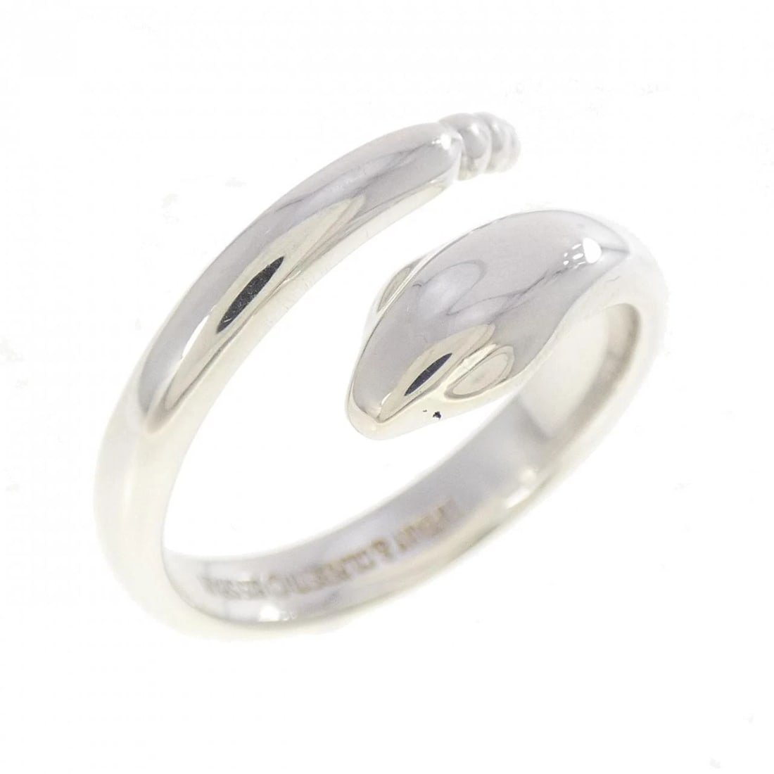 TIFFANY&CO. SNAKE RING: TIFFANY&Co. Snake Ring Brand: TIFFANY&Co. Type: TIFFANY & Co. Ring Material: 925Silver, Color: Silver Size: US7 3/4 Accessories: None Accessories Notice: When purchasing pre-owned goods, please refer