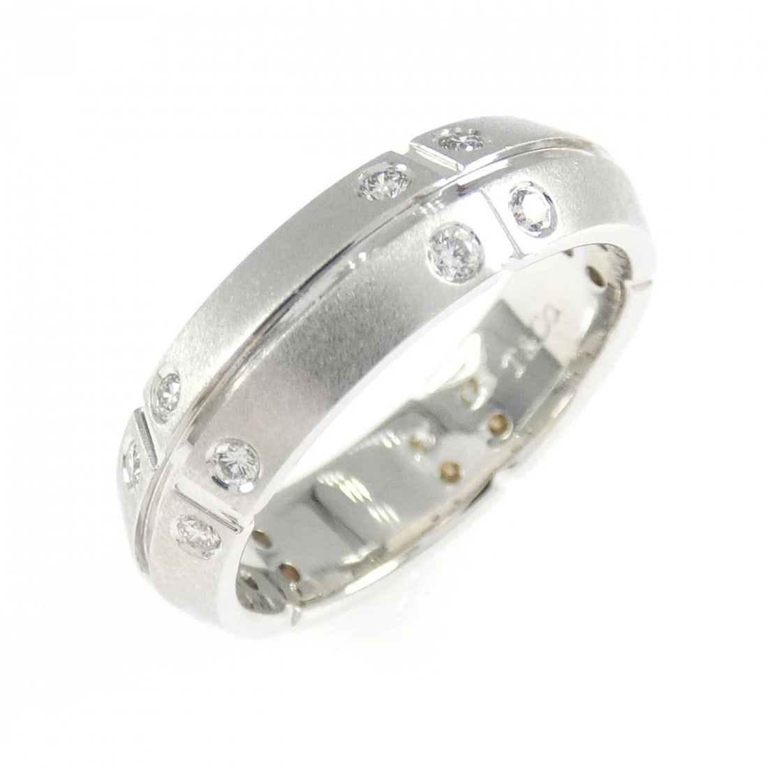 TIFFANY & CO. STREAMERICA RING: TIFFANY & Co. Streamerica Ring Brand: TIFFANY&Co. Type: TIFFANY & Co. Ring Material: 750 white gold, Color: white gold Size: US4 1/2 Accessories: None Accessories Notice: When purchasing pre-owned