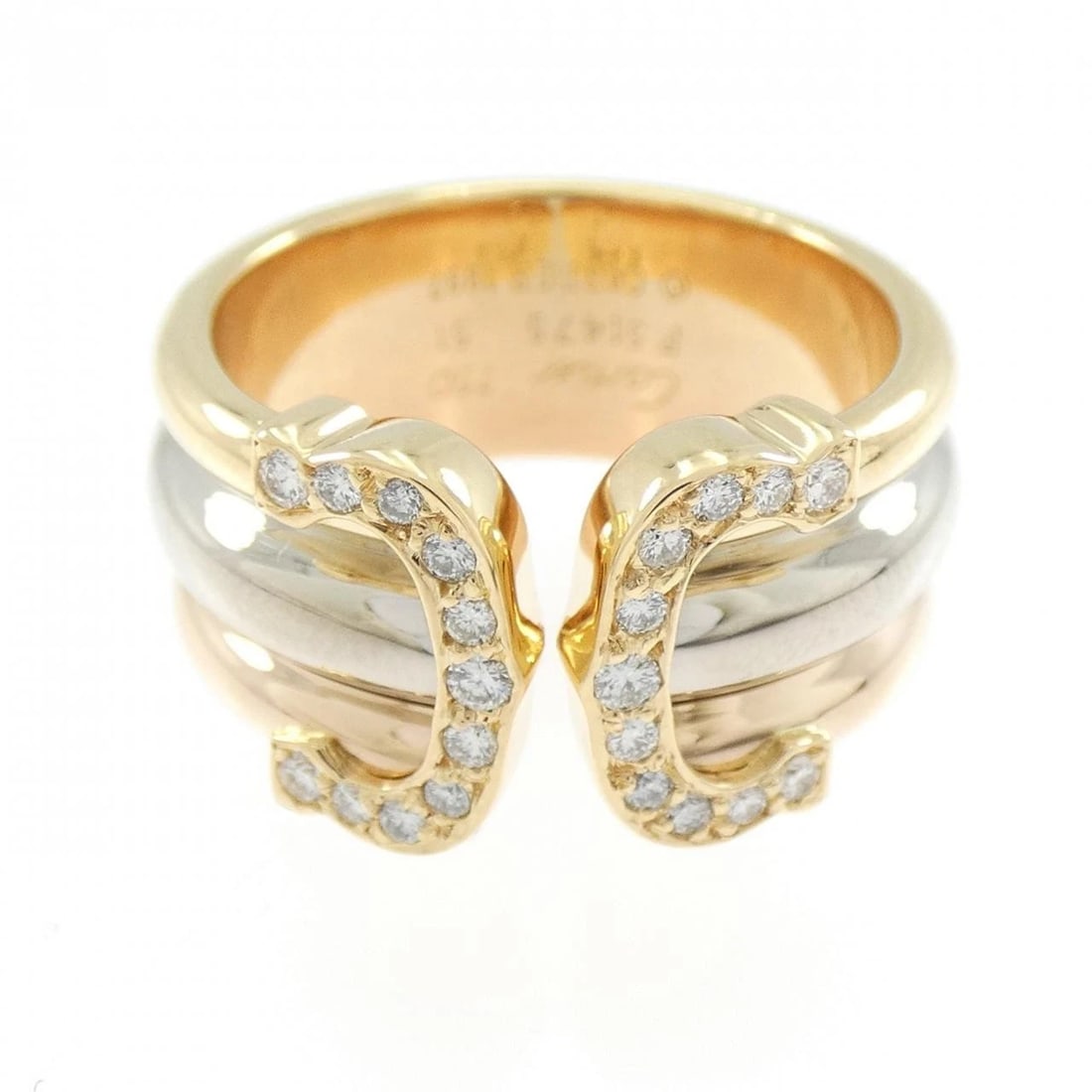 CARTIER 2C LARGE RING - 2