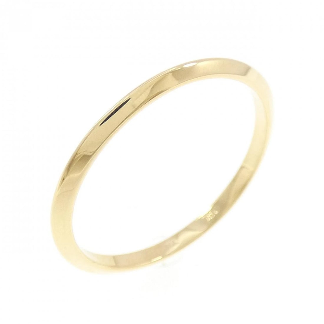 TIFFANY & CO. BAND RING: TIFFANY & Co. Band Ring Brand: TIFFANY&Co. Type: TIFFANY & Co. Ring Material: 750 yellow gold, Color: Yellow Gold Size: US9 Accessories: None Accessories Notice: When purchasing pre-owned goods,