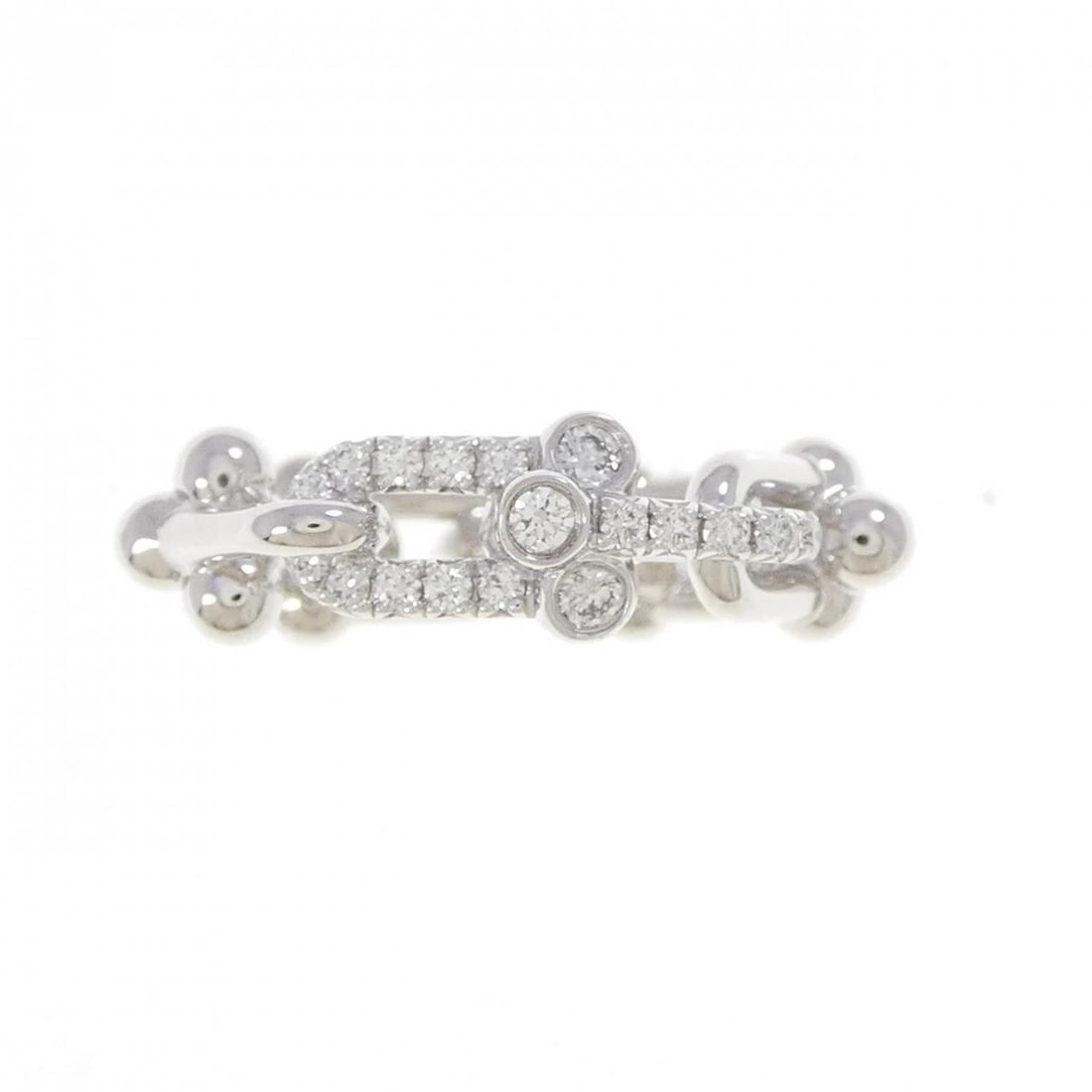 TIFFANY&CO. HARDWARE SMALL LINK RING - 2