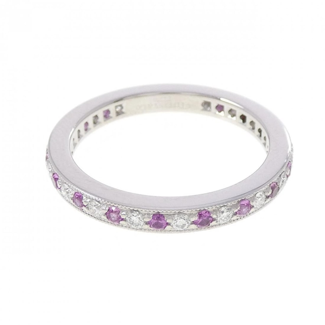 TIFFANY&CO. LEGACY CHANNEL SETTING RING: TIFFANY&Co. Legacy Channel Setting Ring Brand: TIFFANY&Co. Type: TIFFANY & Co. Ring Material: Platinum950, Main Stone/Creation Sapphire Color: Platinum Size: US5 1/4 Accessories: None Accessories