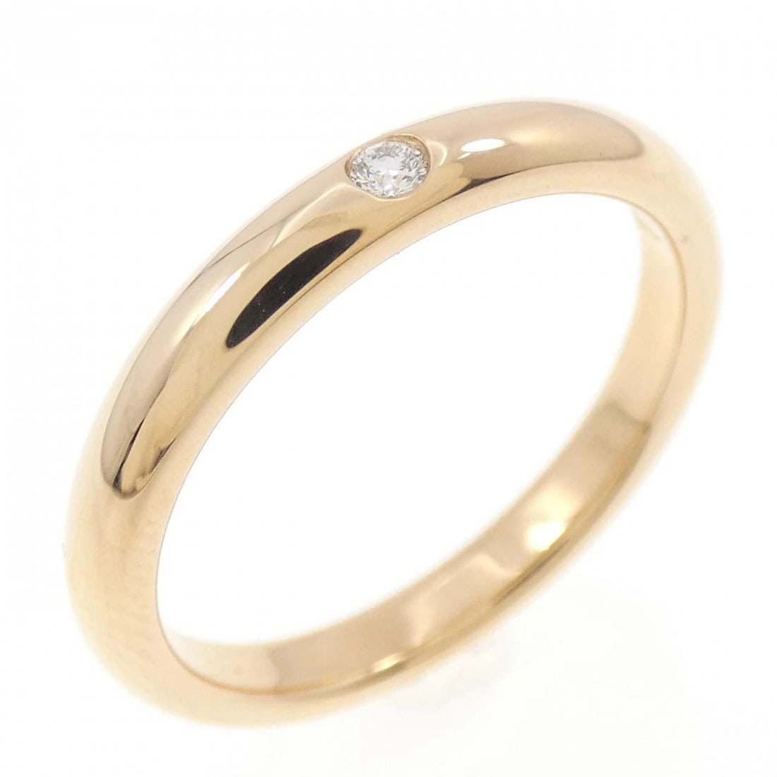 TIFFANY & CO. BAND RING: TIFFANY & Co. Band Ring Brand: TIFFANY&Co. Type: TIFFANY & Co. Ring Material: 750 Pink Gold, Color: Pink Gold Size: US6 1/2 Accessories: None Accessories Notice: When purchasing pre-owned goods,