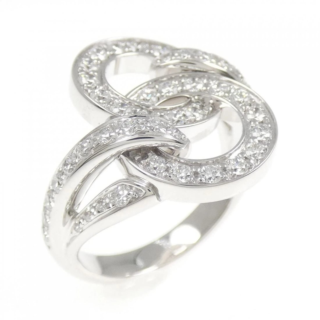 PIAGET DIAMOND RING: PIAGET diamond ring Brand: PIAGET Type: PIAGET Ring Material: 750 white gold, Color: white gold Size: US6 1/4 Accessories: None Accessories Notice: When purchasing pre-owned goods, please refer to