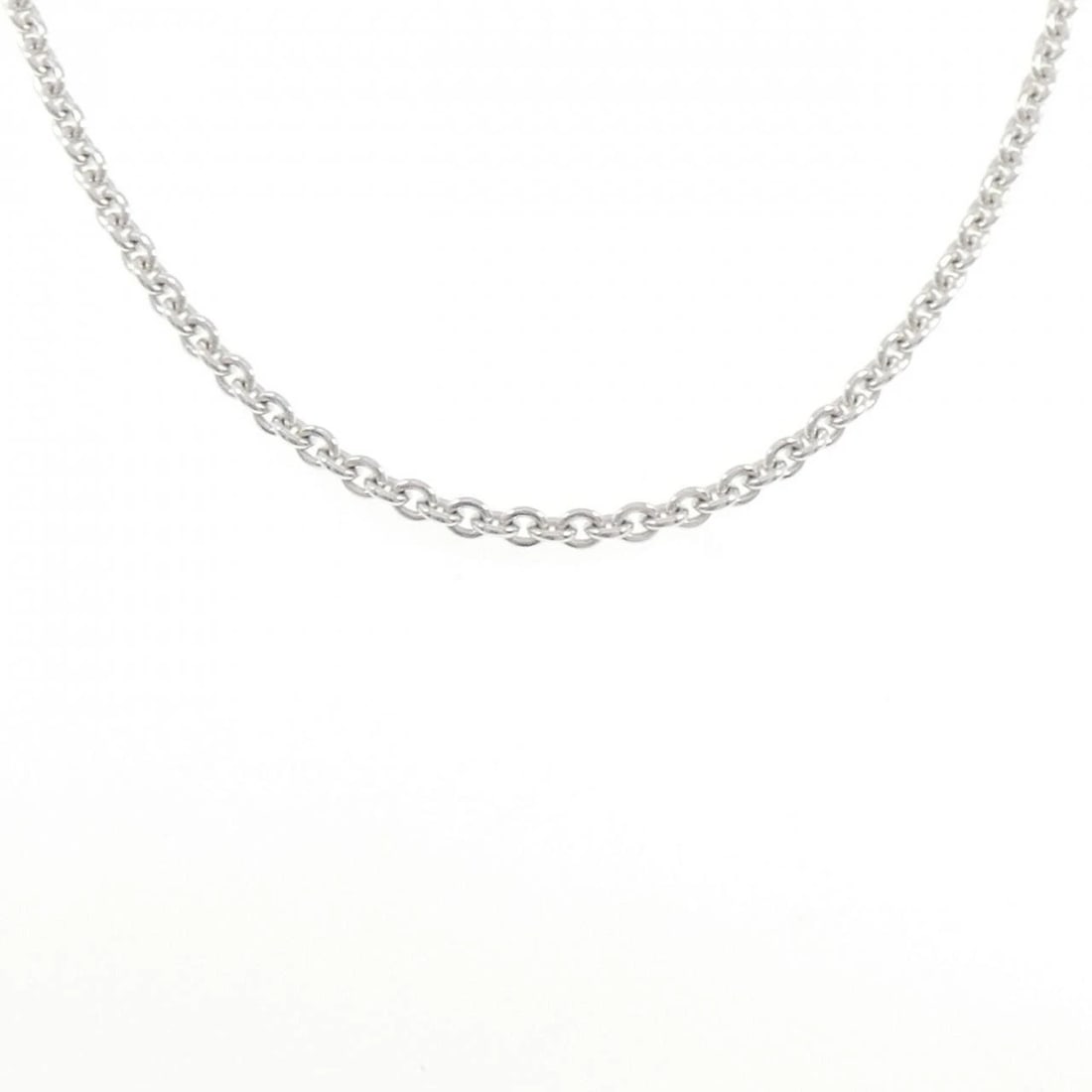 BVLGARI 750WG NECKLACE: Bvlgari 750WG Necklace Brand: BVLGARI Type: Bulgari Necklace Material: 750 white gold, Color: white gold Size: Actual Size Chain maximum width approx.: 3.3mm Size 42-50cm Accessories: None