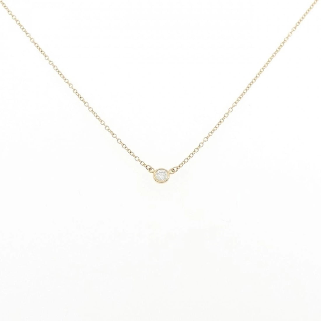 TIFFANY & CO. BY THE YARD NECKLACE: TIFFANY & Co. By the Yard Necklace Brand: TIFFANY&Co. Type: TIFFANY&Co. Necklace Material: 750 yellow gold, Color: yellow gold Size: Actual Size Diameteraround: 3.8mm Chain maximum width approx.: