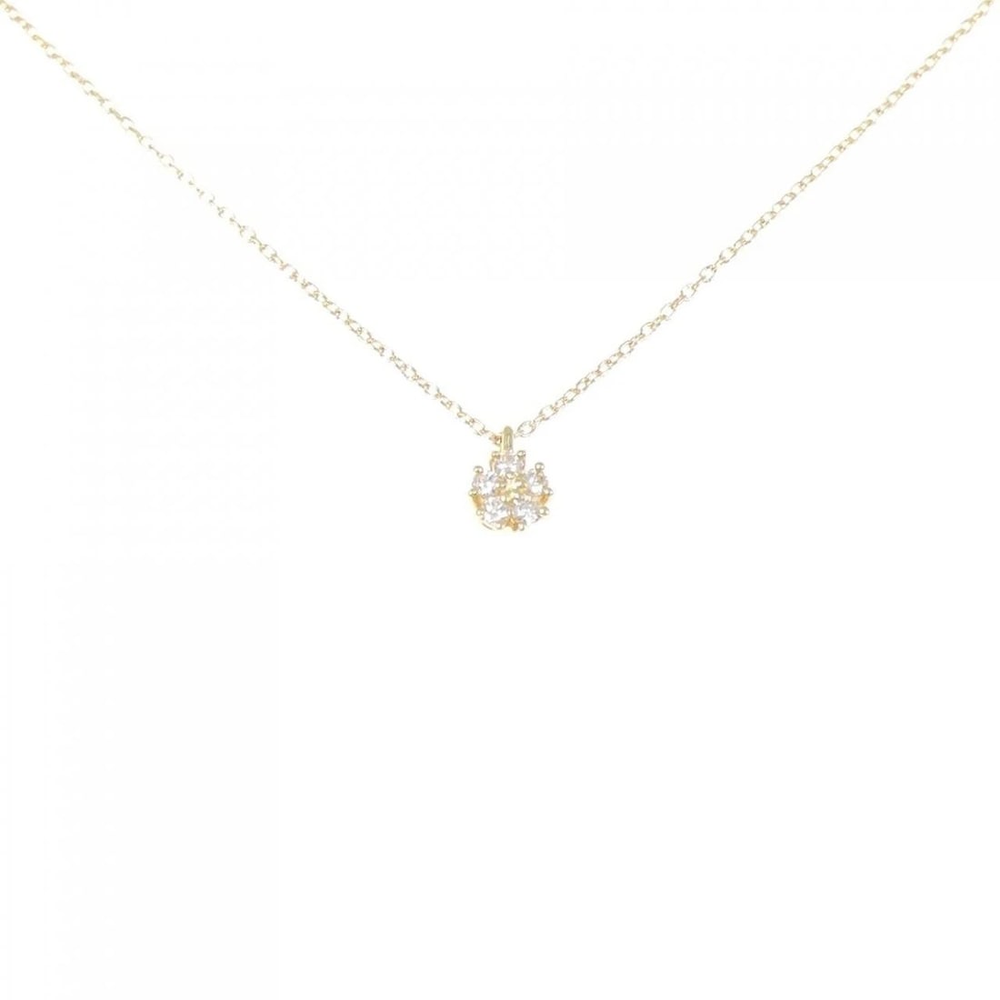 TASAKI DIAMOND NECKLACE: Tasaki Diamond Necklace Brand: TASAKI Type: Tasaki Necklace Material: K18 yellow gold, Color: yellow gold Size: Actual Size Pendant length approx. x width approx.: 6.9mmx4.7mm Chain maximum width