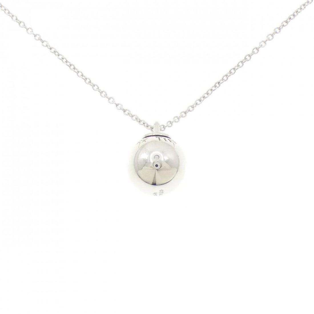TIFFANY&CO. BALL NECKLACE: TIFFANY&Co. Ball Necklace Brand: TIFFANY&Co. Type: TIFFANY&Co. Necklace Material: 925Silver, Color: Silver Size: Actual Size Pendant length approx. x width approx.: 16.0mmx12.4mm Chain maximum width