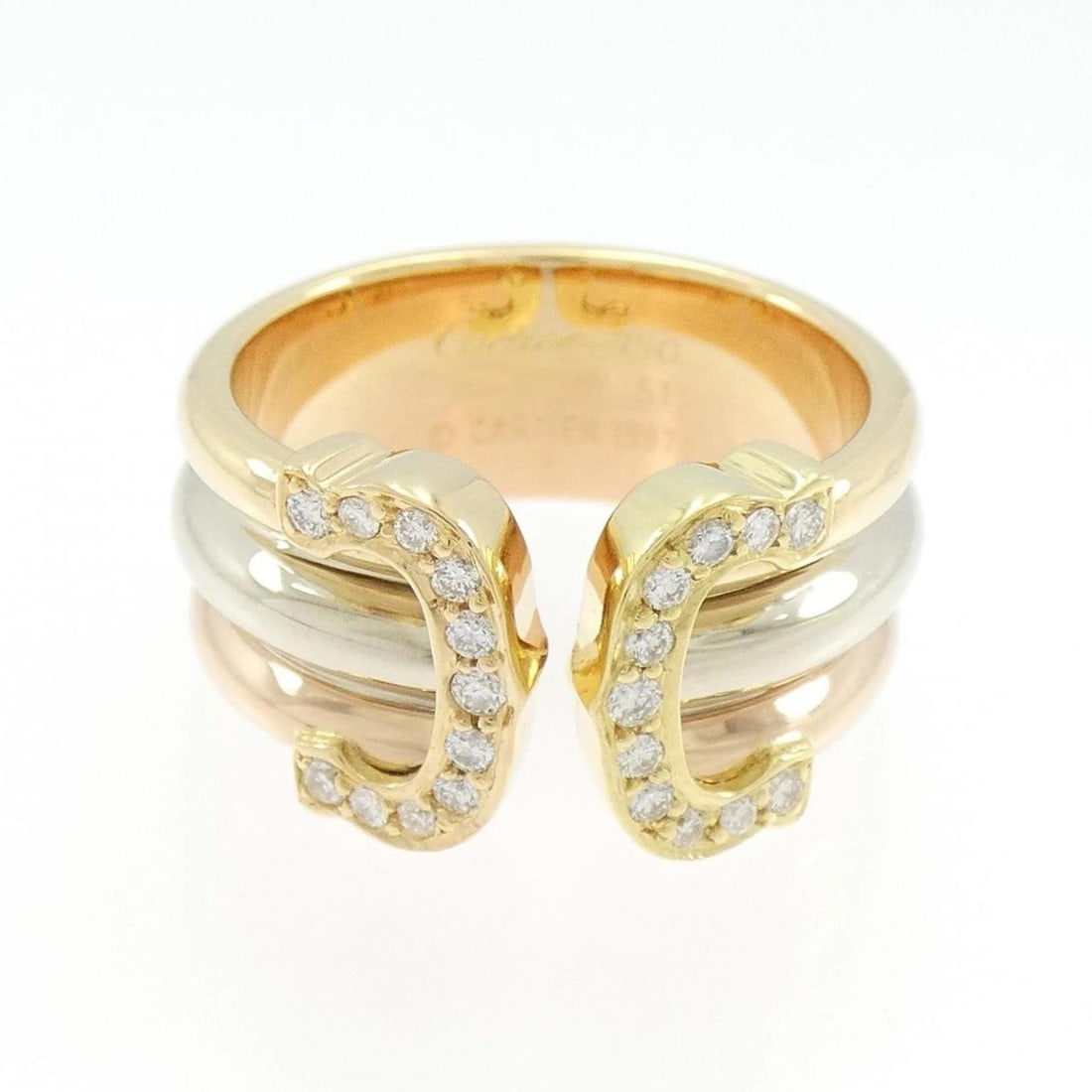 CARTIER 2C LARGE RING - 2