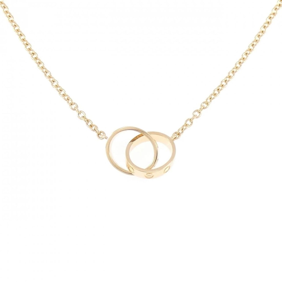 CARTIER BABY LOVE NECKLACE: Cartier Baby Love Necklace Brand: CARTIER Type: Cartier Necklace Material: 750 yellow gold, Color: yellow gold Size: Actual Size Max width approx.: 9.6mm Chain maximum width approx.: 1.8mm Size 45cm