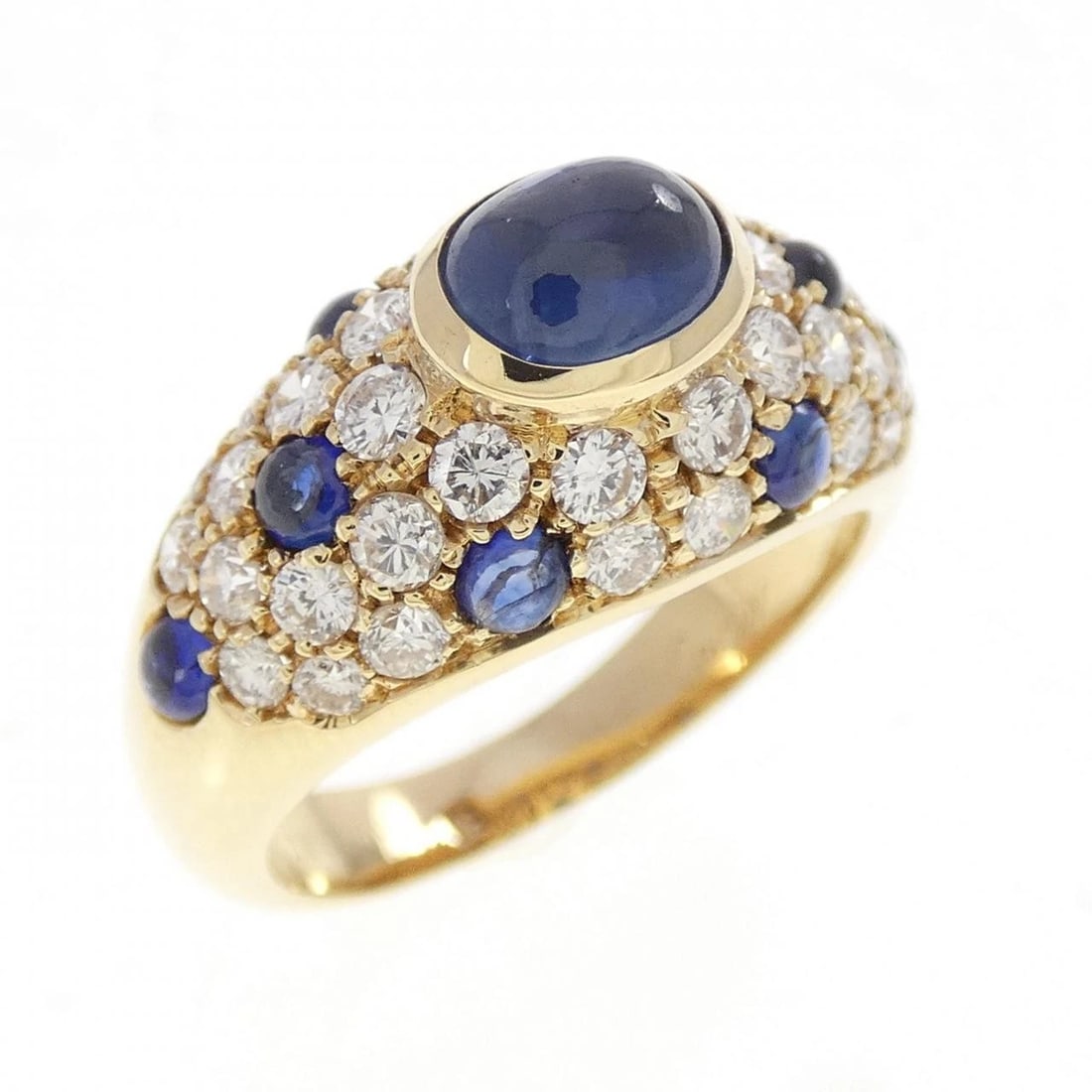 CARTIER CORINTH RING: Cartier Corinth Ring Brand: CARTIER Type: Cartier Ring Material: 750 yellow gold, Main Stone/Creation Sapphire Color: yellow gold Size: US5 1/4 Accessories: None Accessories Notice: When p