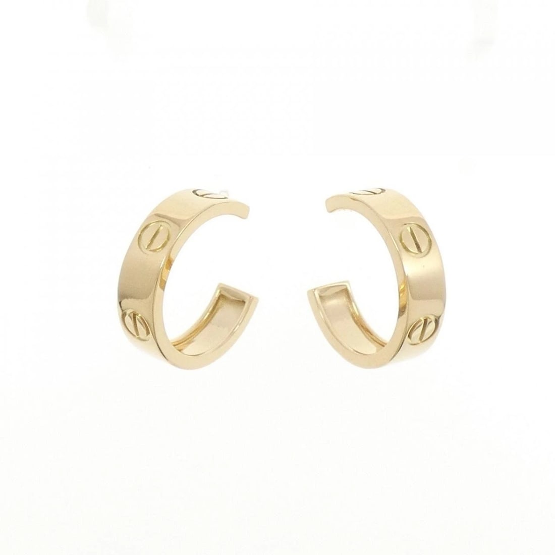 CARTIER LOVE PIERCE: Cartier Love Pierce Brand: CARTIER Type: Cartier Pierce/Earring Material: 750 yellow gold, Color: yellow gold Size: Actual Size Approx. height x width: 19.7mm x 5.3mm Accessories: None Acc