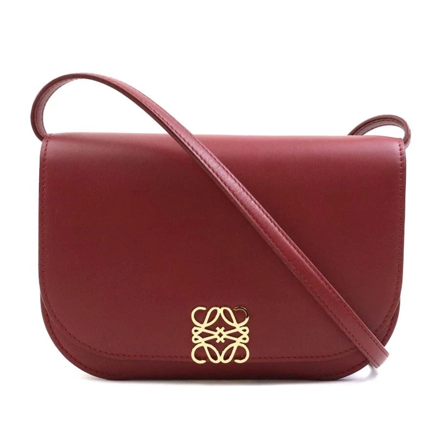 LOEWE GOYA CROSSBODY SHOULDER BAG RED: LOEWE Goya Crossbody Shoulder Bag Red Brand: LOEWE Type: Shoulder Bag Material: Leather Color: Red Size: W:7.5inx H:5.1inx D:1.2in Accessories: None Accessories Notice: When purchasing pre