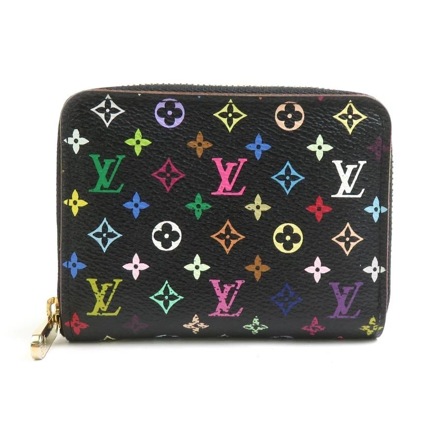 LOUIS VUITTON MONOGRAM MULTICOLOR ZIPPY COIN PURSE: LOUIS VUITTON Monogram Multicolor Zippy Coin Purse Brand: LOUIS VUITTON Type: Coin case Material: Monogram Multicolor Color: Black Size: W:4.3inx H:3.1inx D:0.8in Accessories: None Accesso