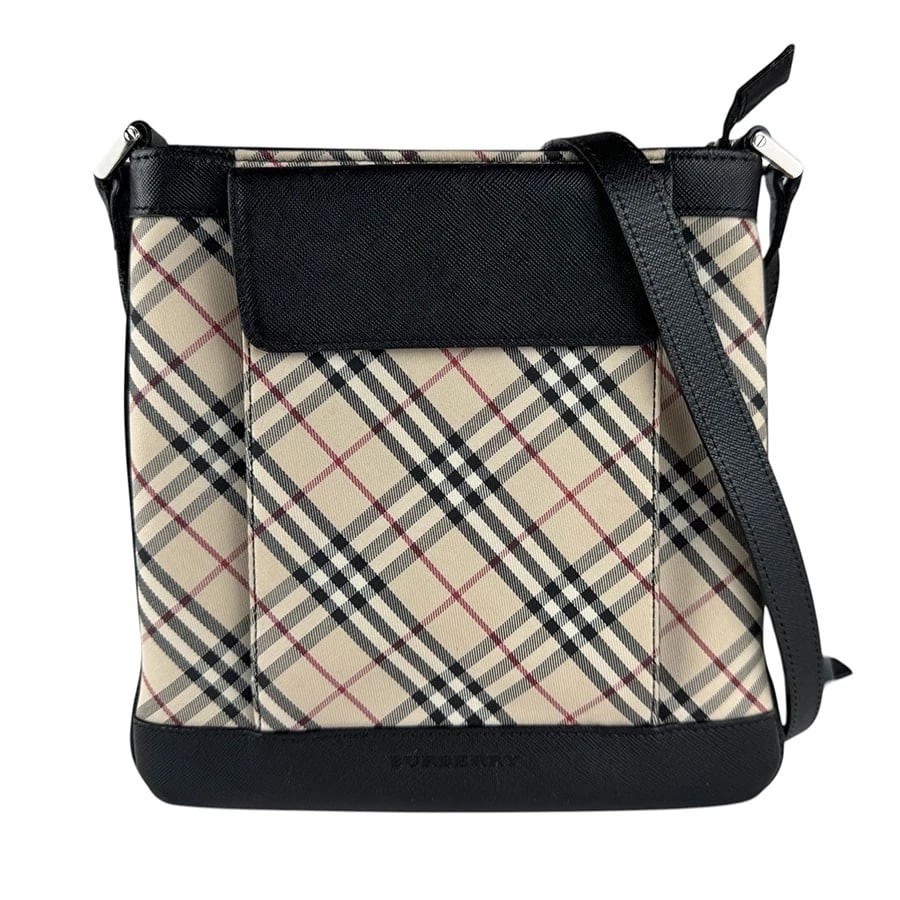 BURBERRY SHOULDER BAG NYLON CANVAS/LEATHER (1 of 9)