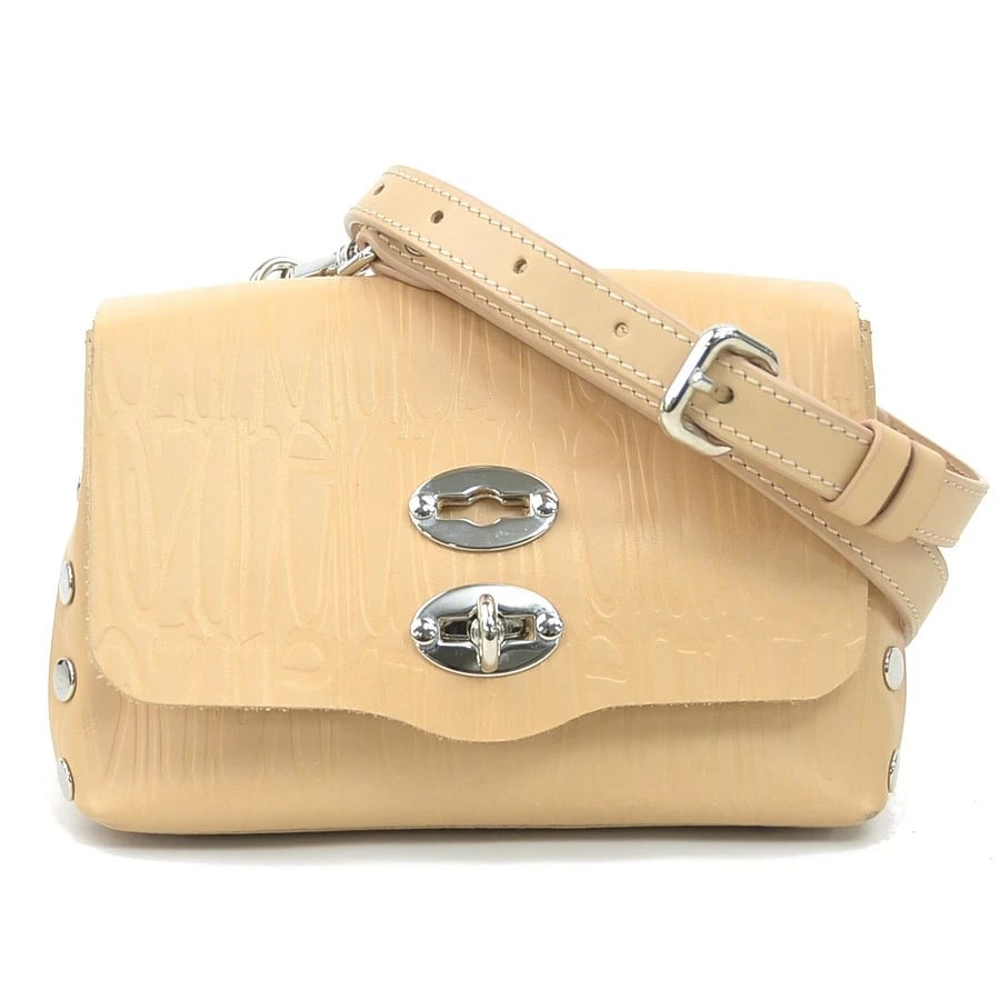 ZANELLATO SHOULDER BAG BEIGE LEATHER: ZANELLATO Shoulder Bag Beige Leather Brand: ZANELLATO Type: Shoulder Bag Material: leather Color: Beige Size: W:6.3inx H:4.7inx D:3.1in Handle Length:5.9in Accessories: None Accessories No