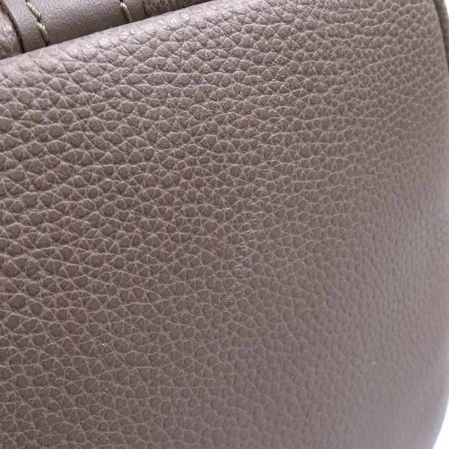 LONGCHAMP HANDBAG GREIGE LEATHER - 7