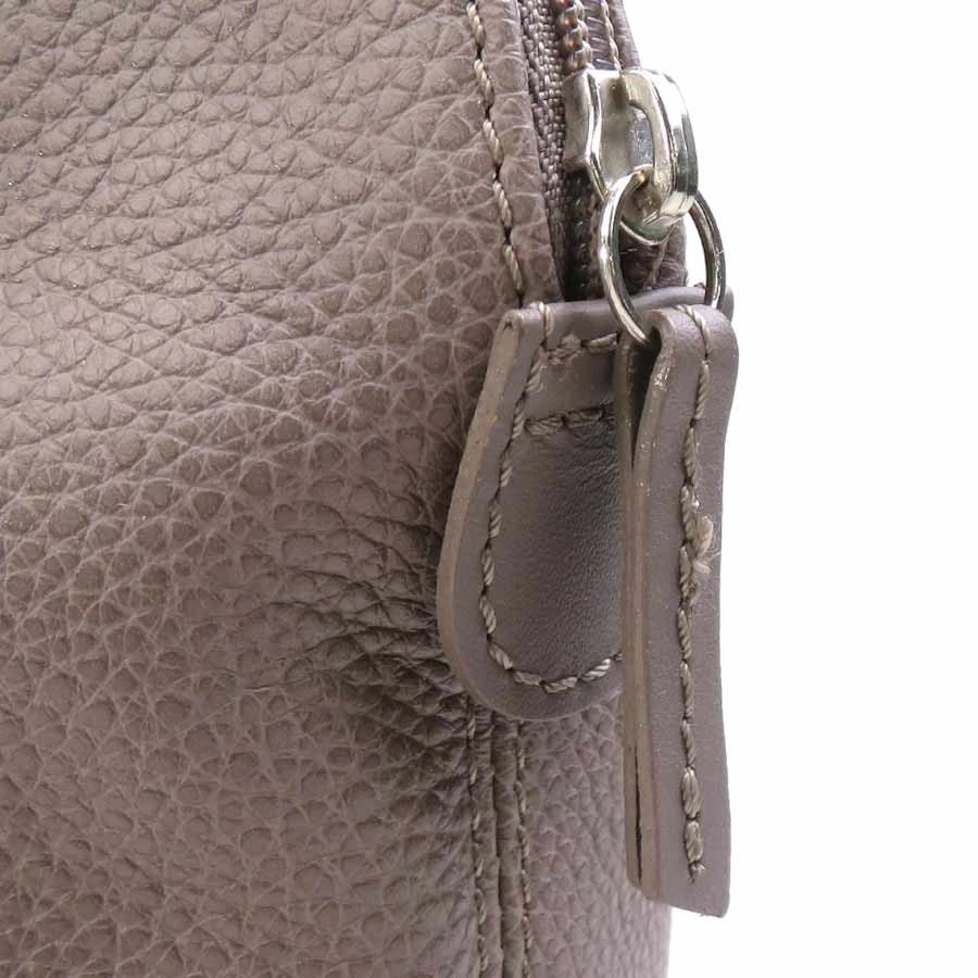 LONGCHAMP HANDBAG GREIGE LEATHER - 8