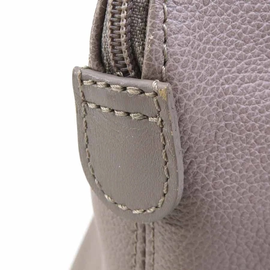 LONGCHAMP HANDBAG GREIGE LEATHER - 9