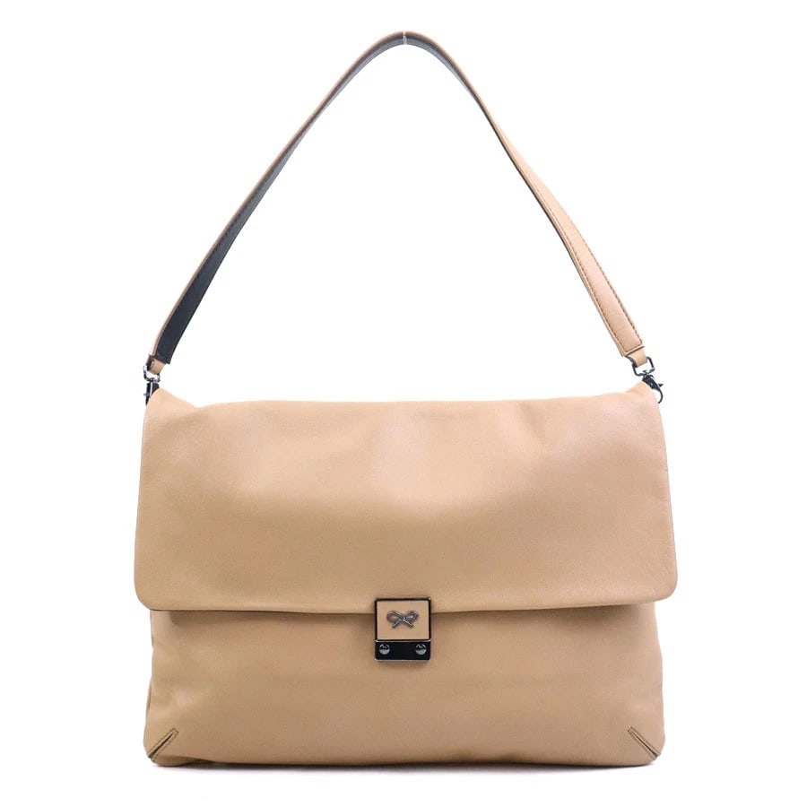 ANYA HINDMARCH SHOULDER BAG BEIGE (1 of 11)