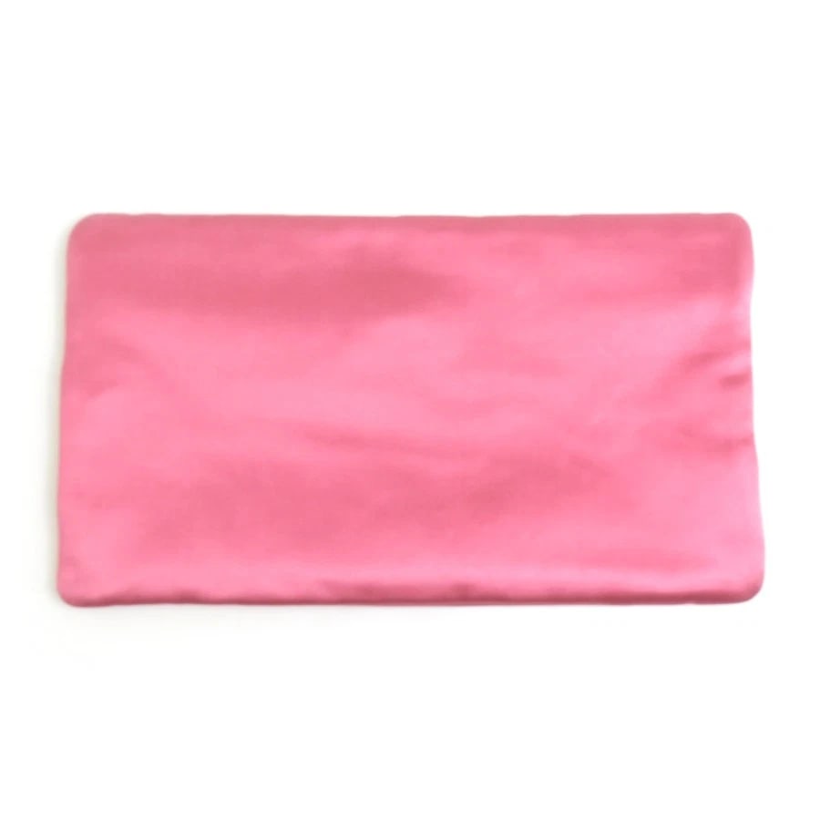 PRADA POUCH MULTICASE PINK SATIN/GOLDTONE - 2