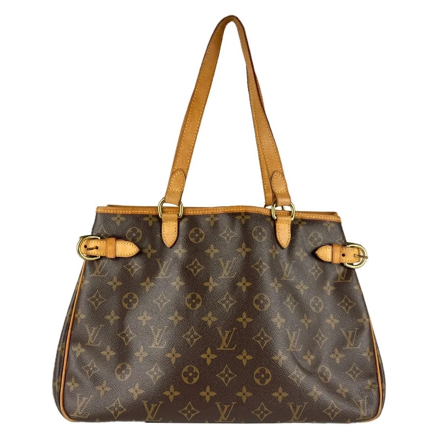 LOUIS VUITTON BATIGNOLLES HORIZONTAL SHOULDER BAG: LOUIS VUITTON Batignolles Horizontal Shoulder Bag Brand: LOUIS VUITTON Type: Shoulder Bag Material: Monogram Canvas Color: Brown Size: W:14.2inx H:9.8inx D:4.7in Accessories: None Accessor