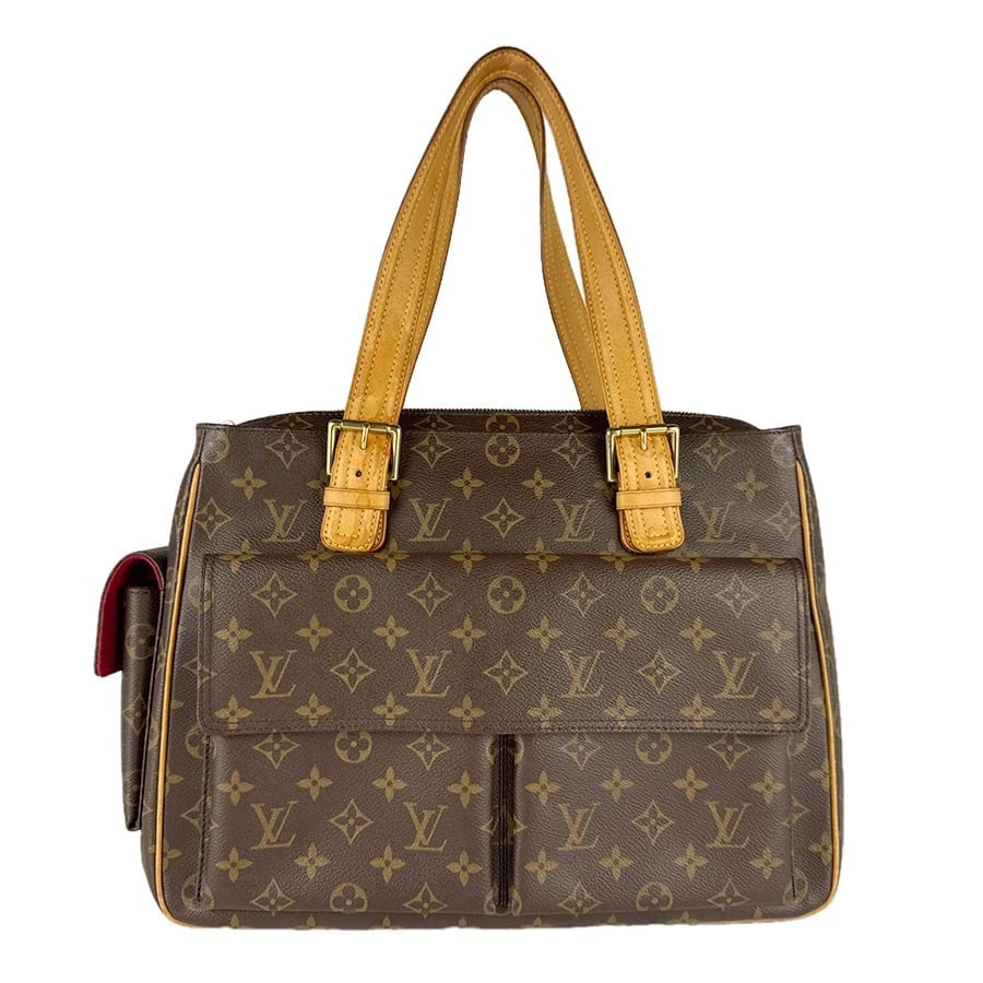 LOUIS VUITTON MONOGRAM MULTIPLI CITE SHOULDER BAG: LOUIS VUITTON Monogram Multipli Cite Shoulder Bag Brand: LOUIS VUITTON Type: Shoulder Bag Material: Monogram Canvas Color: Brown Size: W:14.2inx H:11.4inx D:3.9in Accessories: None Accesso