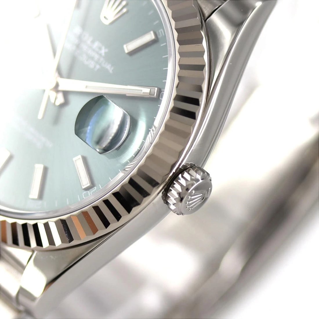 ROLEX DATEJUST MECHANICAL AUTOMATIC WATCH - 4
