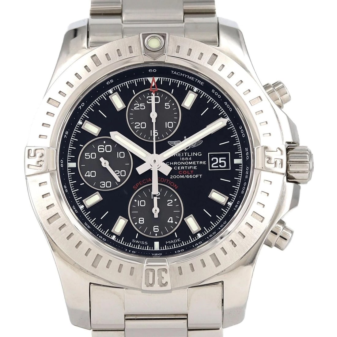 BREITLING COLT CHRONOGRAPH AUTO WATCH (1 of 4)
