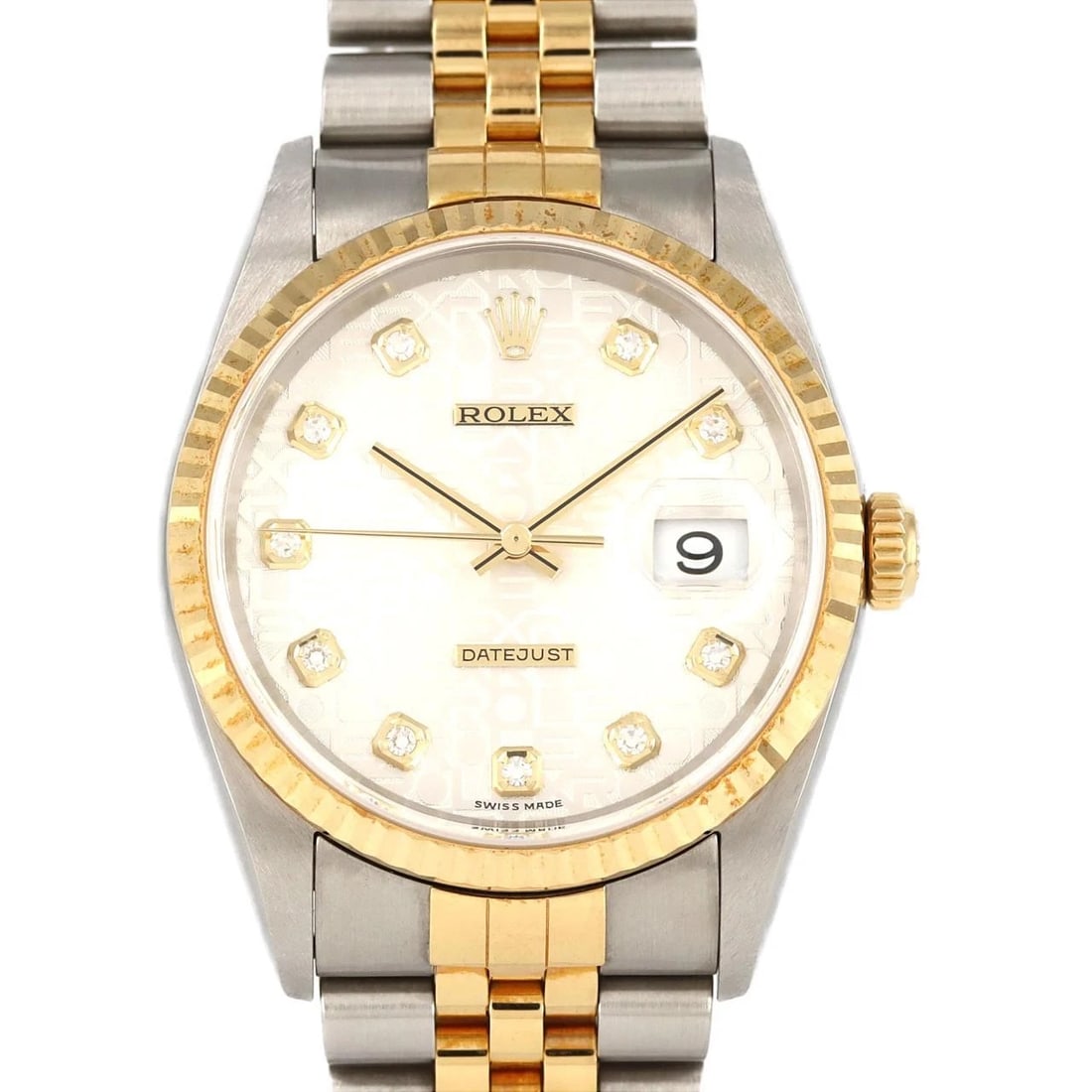 ROLEX DATEJUST SSXYG MECHANICAL AUTOMATIC WATCH: Rolex Datejust SSxYG Mechanical Automatic Watch Brand: ROLEX Type: Wrist watch Material: Case: Stainless steel x yellow gold Bracelet: Stainless steel x yellow gold Color: Dial Color: Silver Computer/