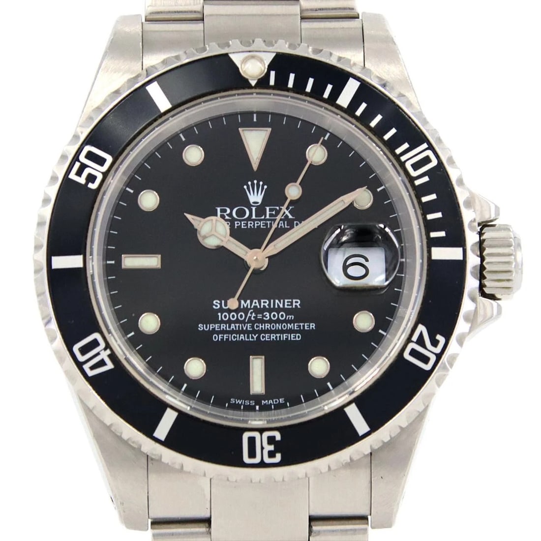 ROLEX SUBMARINER DATE STAINLESS WATCH: Rolex Submariner Date Stainless Watch Brand: ROLEX Type: Wrist watch Material: Case: Stainless Steel Breath: Stainless Steel Color: Dial color black Size: Case diameter: Approx. 40 mm Max wrist