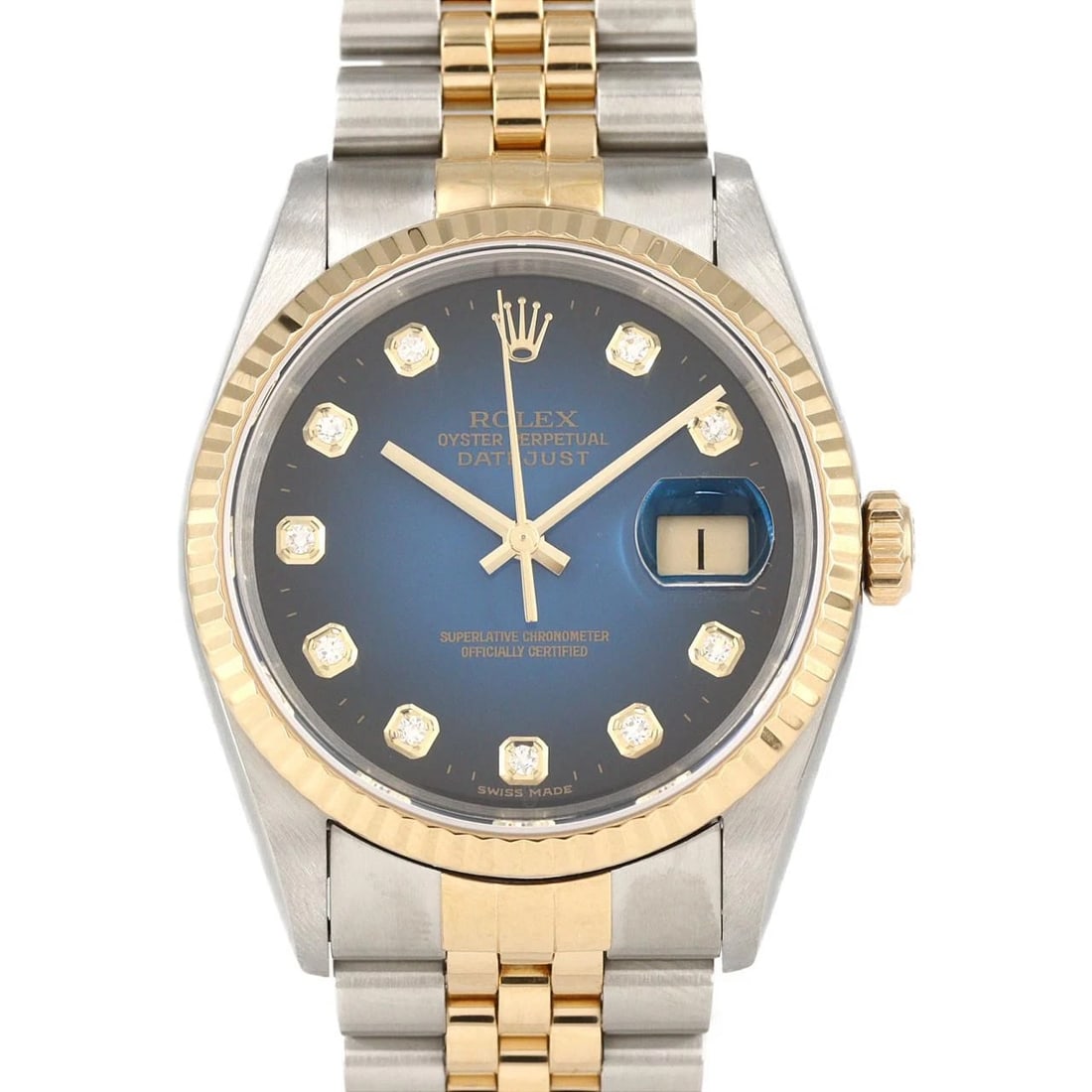 ROLEX DATEJUST SSXYG MECHANICAL AUTOMATIC WATCH (1 of 5)