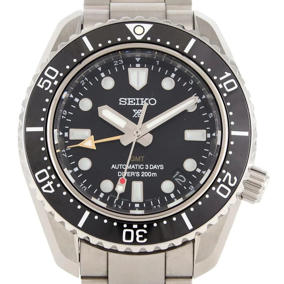 SEIKO PROSPEX STAINLESS STEEL MECHANICAL WATCH: Seiko Prospex Stainless Steel Mechanical Watch Brand: SEIKO Type: Wrist watch Material: Case: Stainless Steel Breath: Stainless Steel Color: Dial color black Size: Case diameter: Approx. 42 mm Max