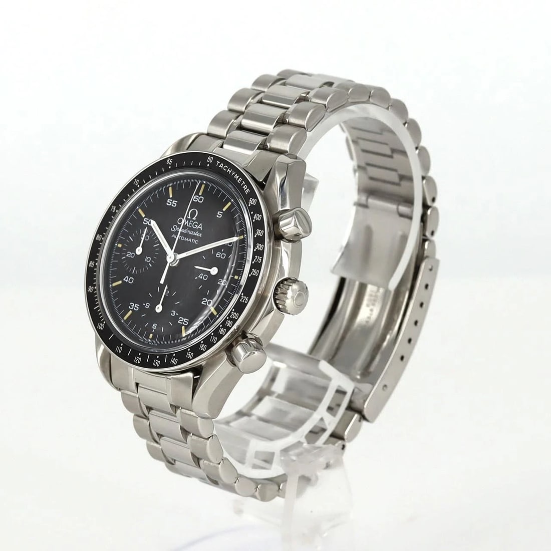 OMEGA SPEEDMASTER STAINLESS STEEL MECHANICAL AUTOMATIC WATCH - 2