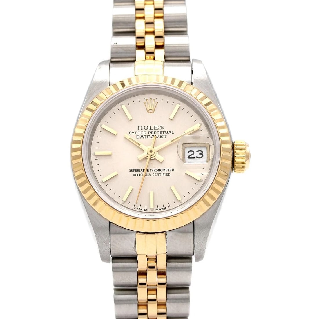 ROLEX DATEJUST SSXYG MECHANICAL AUTOMATIC WATCH: Rolex Datejust SSxYG Mechanical Automatic Watch Brand: ROLEX Type: Wrist watch Material: Case: Stainless steel x yellow gold Bracelet: Stainless steel x yellow gold Color: Dial color silver Size: Case