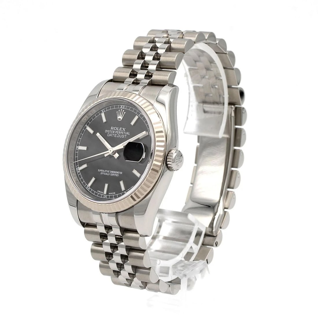 ROLEX DATEJUST MECHANICAL AUTOMATIC WATCH - 2