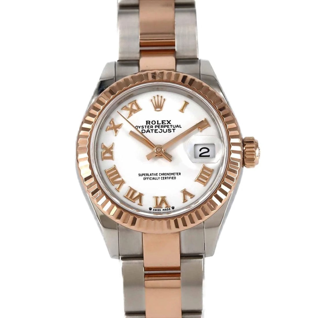 ROLEX DATEJUST SXPG MECHANICAL AUTOMATIC WATCH: Rolex Datejust SxPG Mechanical Automatic Watch Brand: ROLEX Type: Wrist watch Material: Case: Stainless steel x pink gold Bracelet: Stainless steel x pink gold Color: Dial Color: White/Roman Size: