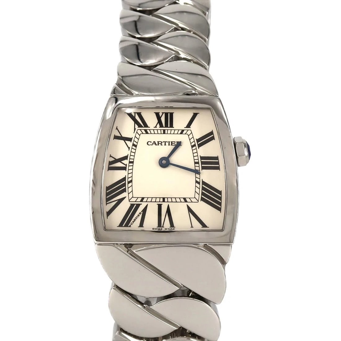 CARTIER LADONIA STAINLESS STEEL QUARTZ WATCH: Cartier Ladonia Stainless Steel Quartz Watch Brand: CARTIER Type: Wrist watch Material: Case: Stainless Steel Breath: Stainless Steel Color: Dial color silver Size: Case diameter approx.: 28mm mm Max