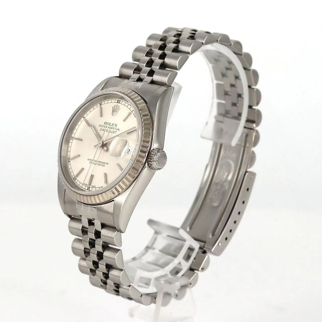 ROLEX DATEJUST MECHANICAL AUTOMATIC WATCH - 2