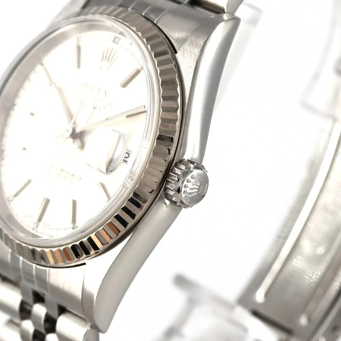 ROLEX DATEJUST MECHANICAL AUTOMATIC WATCH - 4