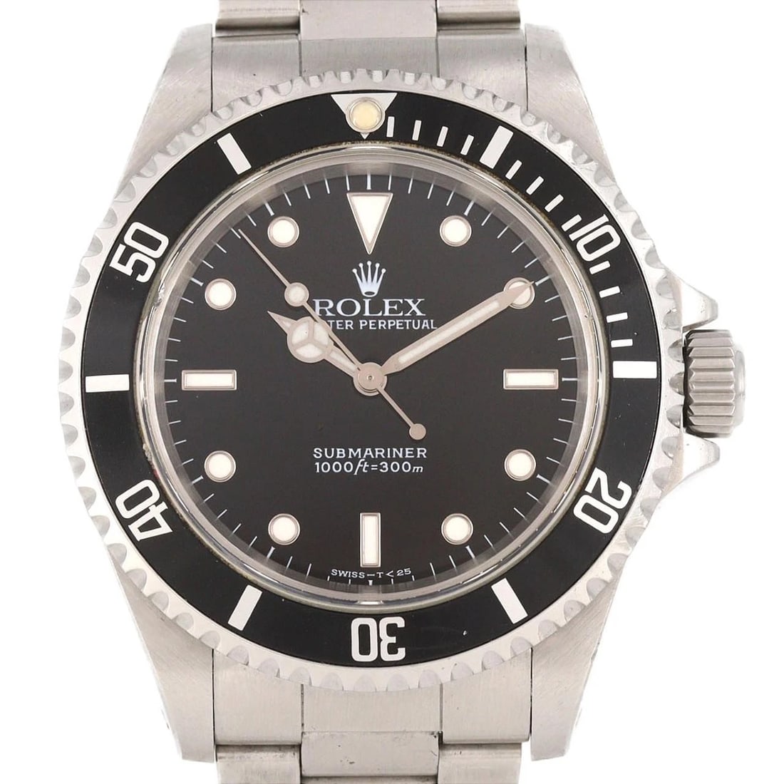 ROLEX SUBMARINER STAINLESS STEEL WATCH: Rolex Submariner Stainless Steel Watch Brand: ROLEX Type: Wrist watch Material: Case: Stainless Steel Breath: Stainless Steel Color: Dial color black enama,l Size: Case diameter: Approx. 40 mm Max wri