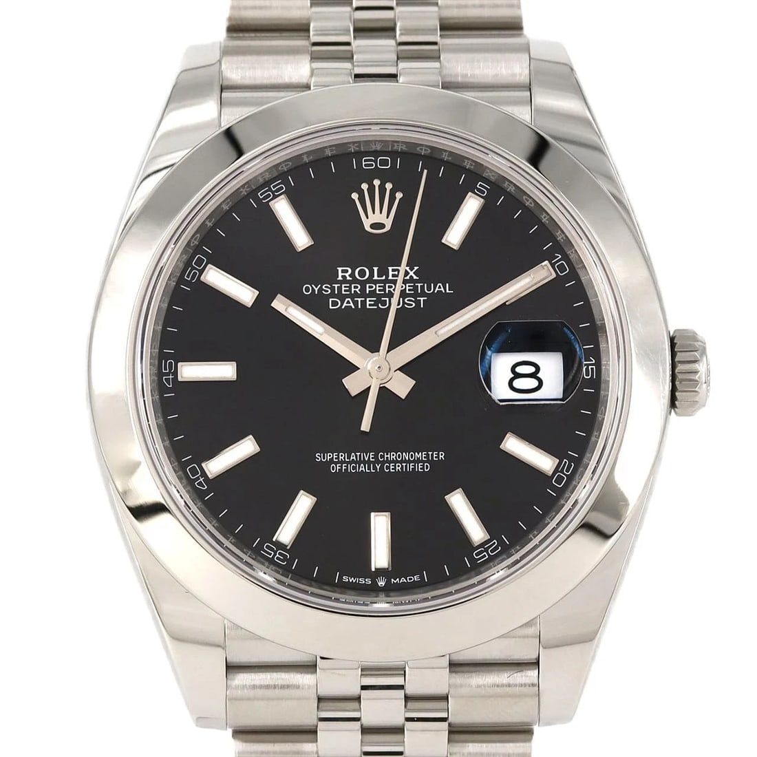 ROLEX DATEJUST STAINLESS STEEL MECHANICAL AUTOMATIC WATCH: Rolex Datejust Stainless Steel Mechanical Automatic Watch Brand: ROLEX Type: Wrist watch Material: Case: Stainless Steel Breath: Stainless Steel Color: Dial color black Size: Case diameter: Approx.