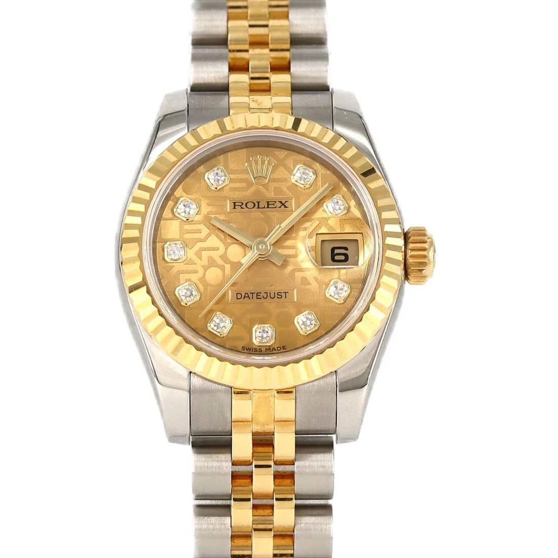 ROLEX DATEJUST SSXYG MECHANICAL AUTOMATIC WATCH: Rolex Datejust SSxYG Mechanical Automatic Watch Brand: ROLEX Type: Wrist watch Material: Case: Stainless steel x yellow gold Bracelet: Stainless steel x yellow gold Color: Dial color gold Size: Case