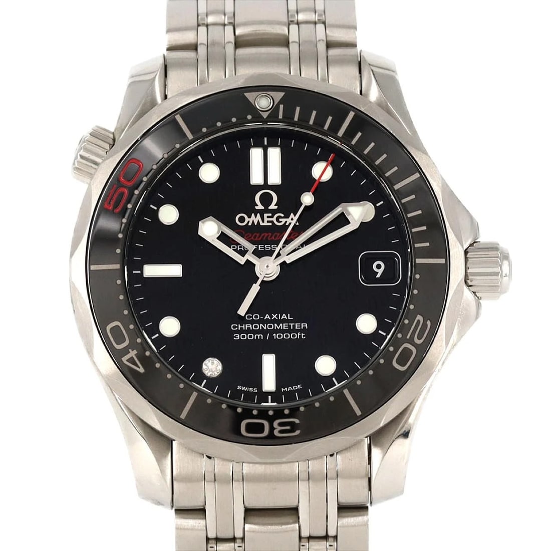 OMEGA SEAMASTER PROFESSIONAL WATCH: Omega Seamaster Professional Watch Brand: OMEGA Type: Wrist watch Material: Case: Stainless Steel Breath: Stainless Steel Color: Dial color black/diamond Size: Case diameter: Approx. 36 mm Max wrist