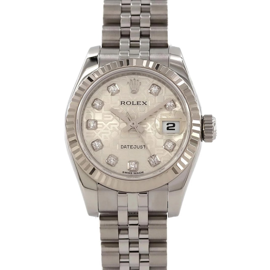 ROLEX DATEJUST MECHANICAL AUTOMATIC WATCH: Rolex Datejust Mechanical Automatic Watch Brand: ROLEX Type: Wrist watch Material: Case: Stainless steel x white gold Bracelet: Stainless steel Color: Dial color silver Size: Case diameter: Approx.